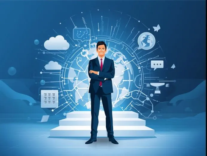 Futuristic professional illustration